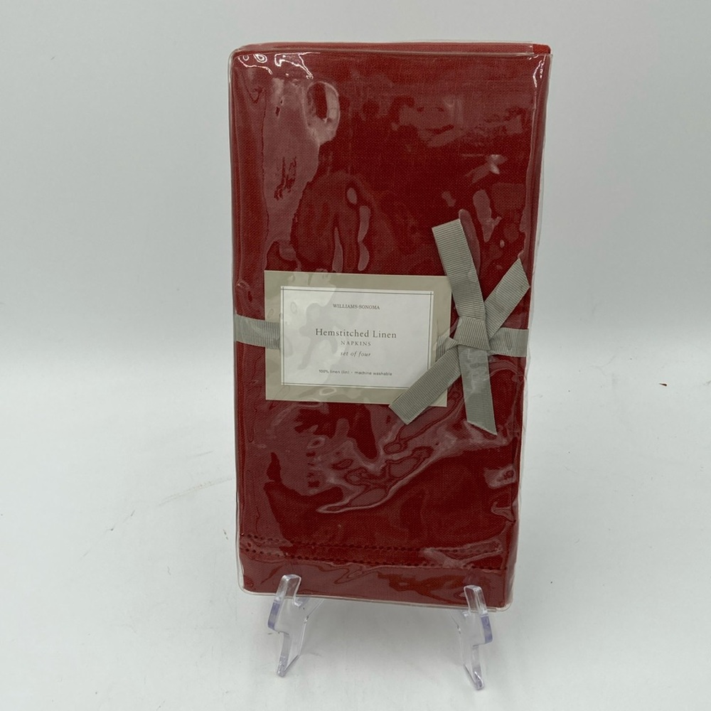 Williams Sonoma Hemstitched Linen Napkins